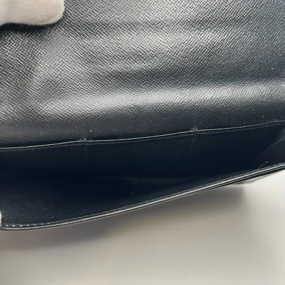 Louis Vuitton Vintage Black Epi Leather Long Wallet, Unisex - Preowned